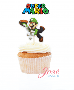 Luigi cupcake toppers Jose bakery