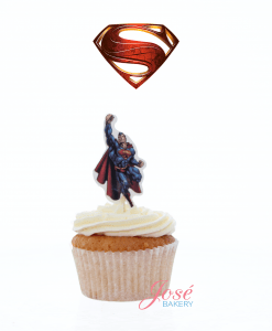 Superman cupcake toppers Jose bakery