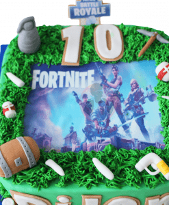 Fortnite taart 16 personen