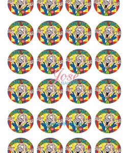 Abraham cupcake prints 24 stuks