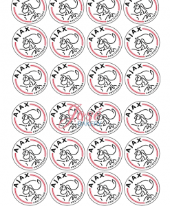 Ajax cupcake prints 24 stuks